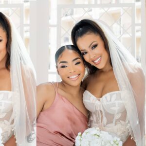 Denyce Lawton Instagram - #BrideTribe #GrastiEverAfter - words and a post can’t describe how grateful and honored I am that God thought so highly of me to give me each and every one of these women! So much of the woman I am is because of these women… the love, support, encouragement, sisterhood, friendship, guidance, laughter, grace, kindness, honesty, growth, … every thing these women have given me in my life with each of them is immeasurable! I wouldn’t have made it through the journey without them! Like seriously!!! I could post for weeks of what each of these women mean to me and how they showed up for me and yall would get sick of me 🤣🤣🤣… I hope you ladies know how much I love yall and will always ride for yall as yall do me!! The title Bridesmaids honestly isn’t fitting for these queens who stood beside me, with me and stood up for me! I LOVE YOU! 🙌🏽🥰😍 #SisterhoodSaturday 

And Mrs Whitley @iamcakemama 😭🥰 thank you so much for going out of your way and showing up for me and allowing Sloane to be our flower girl! I can’t express how much I adore and love you! 🥰🫶🏽

BRIDE DRESS - Custom Exclusive Design by @kleinfeldbridal - Designer : @NetaDover_bridal
BRIDE SHOES - @LouboutinWorld
BRIDE EARRINGS - @GrownBrilliance
BRIDE BRACELET - @KayJewelers
BRIDE CUSTOM WEDDING BAND - @NeilLane
BRIDE MUA - @TheeKymLee
BRIDE NAILS - @Nails_ByLexx
BRIDES PERSONAL ASSISTANT - @Naomii_X_Omii
BRIDAL ROBE - Custom Exclusive Design by @byInnaElsie 

BRIDESMAIDS DRESSES - @DavidsBridal
BRIDESMAIDS JEWELRY - @Swarovski
BRIDESMAIDS SHOES - @BadgleyMischka
BRIDESMAIDS HAIR - @TheBaddestBip @hairbynasialee 
BRIDESMAIDS MUA - @_PrettyGirlShay_ & @FacesOnTen

PHOTOGRAPHY: @burroughs.photo 
BRIDAL SUITES - @GaylordNational @marriottbonvoy