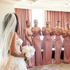 Denyce Lawton Instagram - #BrideTribe #GrastiEverAfter - words and a post can’t describe how grateful and honored I am that God thought so highly of me to give me each and every one of these women! So much of the woman I am is because of these women… the love, support, encouragement, sisterhood, friendship, guidance, laughter, grace, kindness, honesty, growth, … every thing these women have given me in my life with each of them is immeasurable! I wouldn’t have made it through the journey without them! Like seriously!!! I could post for weeks of what each of these women mean to me and how they showed up for me and yall would get sick of me 🤣🤣🤣… I hope you ladies know how much I love yall and will always ride for yall as yall do me!! The title Bridesmaids honestly isn’t fitting for these queens who stood beside me, with me and stood up for me! I LOVE YOU! 🙌🏽🥰😍 #SisterhoodSaturday 

And Mrs Whitley @iamcakemama 😭🥰 thank you so much for going out of your way and showing up for me and allowing Sloane to be our flower girl! I can’t express how much I adore and love you! 🥰🫶🏽

BRIDE DRESS - Custom Exclusive Design by @kleinfeldbridal - Designer : @NetaDover_bridal
BRIDE SHOES - @LouboutinWorld
BRIDE EARRINGS - @GrownBrilliance
BRIDE BRACELET - @KayJewelers
BRIDE CUSTOM WEDDING BAND - @NeilLane
BRIDE MUA - @TheeKymLee
BRIDE NAILS - @Nails_ByLexx
BRIDES PERSONAL ASSISTANT - @Naomii_X_Omii
BRIDAL ROBE - Custom Exclusive Design by @byInnaElsie 

BRIDESMAIDS DRESSES - @DavidsBridal
BRIDESMAIDS JEWELRY - @Swarovski
BRIDESMAIDS SHOES - @BadgleyMischka
BRIDESMAIDS HAIR - @TheBaddestBip @hairbynasialee 
BRIDESMAIDS MUA - @_PrettyGirlShay_ & @FacesOnTen

PHOTOGRAPHY: @burroughs.photo 
BRIDAL SUITES - @GaylordNational @marriottbonvoy