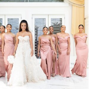 Denyce Lawton Instagram - #BrideTribe #GrastiEverAfter - words and a post can’t describe how grateful and honored I am that God thought so highly of me to give me each and every one of these women! So much of the woman I am is because of these women… the love, support, encouragement, sisterhood, friendship, guidance, laughter, grace, kindness, honesty, growth, … every thing these women have given me in my life with each of them is immeasurable! I wouldn’t have made it through the journey without them! Like seriously!!! I could post for weeks of what each of these women mean to me and how they showed up for me and yall would get sick of me 🤣🤣🤣… I hope you ladies know how much I love yall and will always ride for yall as yall do me!! The title Bridesmaids honestly isn’t fitting for these queens who stood beside me, with me and stood up for me! I LOVE YOU! 🙌🏽🥰😍 #SisterhoodSaturday 

And Mrs Whitley @iamcakemama 😭🥰 thank you so much for going out of your way and showing up for me and allowing Sloane to be our flower girl! I can’t express how much I adore and love you! 🥰🫶🏽

BRIDE DRESS - Custom Exclusive Design by @kleinfeldbridal - Designer : @NetaDover_bridal
BRIDE SHOES - @LouboutinWorld
BRIDE EARRINGS - @GrownBrilliance
BRIDE BRACELET - @KayJewelers
BRIDE CUSTOM WEDDING BAND - @NeilLane
BRIDE MUA - @TheeKymLee
BRIDE NAILS - @Nails_ByLexx
BRIDES PERSONAL ASSISTANT - @Naomii_X_Omii
BRIDAL ROBE - Custom Exclusive Design by @byInnaElsie 

BRIDESMAIDS DRESSES - @DavidsBridal
BRIDESMAIDS JEWELRY - @Swarovski
BRIDESMAIDS SHOES - @BadgleyMischka
BRIDESMAIDS HAIR - @TheBaddestBip @hairbynasialee 
BRIDESMAIDS MUA - @_PrettyGirlShay_ & @FacesOnTen

PHOTOGRAPHY: @burroughs.photo 
BRIDAL SUITES - @GaylordNational @marriottbonvoy