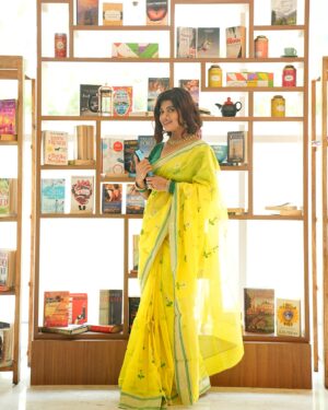 Dhamnashree Kadgaonkar Instagram - सादगी मे सुंदरता ...🌸

in frame @kadgaonkar_dhanashri 
Mua @pcs_ happybride
jewellery @jizajewellerystudio
saree @pehnava_by_shreshtha
blouse @shilpajeet_fashion_studio
captured by @rg_event00
@btsfilmstudio2024
shoot styled and managed by @sheetalpatil1107
location @novotelpune