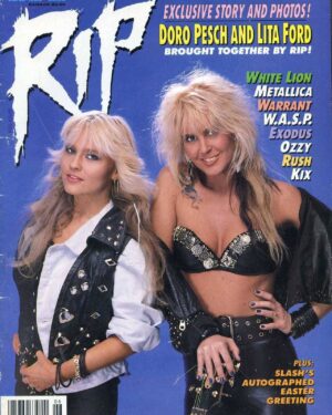 Doro Pesch Instagram - Throwback to the @ripmagazineofficial cover from a few years ago 😉
And hello and happy birthday to my hard working sister in rock, the one and only @litafordofficial 
🤘💪❤️🙏
Love, Doro
-
-
-
-
-
-
#doropesch #conqueress #allweare #warlock #allformetal #triumphandagony #dorofürimmer #metal #heavymetal #rock #metalhead #metalqueen #queenofmetal #fürimmer #doro40 #metalheads #rocknroll #hairmetal #blondeshavemorefun #vegan #soberlife #nuclearblastrecords @nuclearblastrecords #monstersofrock #monstersofrockradio #hbd #happybirthday #litaford #happybday #bday #birthday