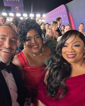 Dulcé Sloan Instagram - Photo Dump! My friends win Emmys! And @gildedagehbo is one of the BEST shows on Television! Stop playing with them. GEORGE RUSSEL IS THE BEST HUSBAND IS TELEVISION HISTORY! Currently manifesting being on this show. 🙏🏾