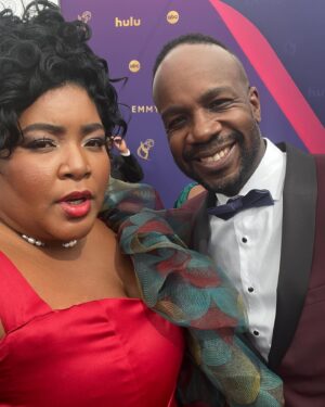 Dulcé Sloan Instagram - Photo Dump! My friends win Emmys! And @gildedagehbo is one of the BEST shows on Television! Stop playing with them. GEORGE RUSSEL IS THE BEST HUSBAND IS TELEVISION HISTORY! Currently manifesting being on this show. 🙏🏾