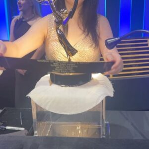Dulcé Sloan Instagram - I, me, ya girl won an Emmy for hosting @thedailyshow !!!
The pride of Gwinnett, a daughter of Norcross and wee baby from Richmond Heights won a whole ass Emmy y’all! I wanna thank my Jesus, My Momma @maryannhillvoice ,my manager @regthetiger , my agent Max Burgos, friends, family and the comedy community.

#atlheaux #gwinnett #norcross #atlanta