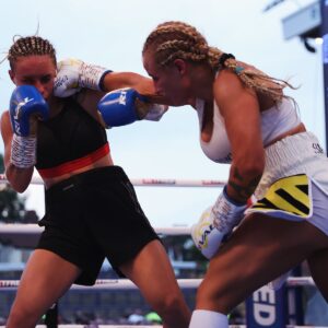 Ebanie Bridges Instagram - 3 years ago today I had my FIRST fight in Leeds, my beloved adopted city, was the most incredible experience I’d had at the time. Fighting at Headlingly Stadium infront of my fans. 
After this fight I was blessed to be able to fight in Leeds two more times and each time the atmosphere grew and got bigger and bigger my last fight in Leeds I fought infront of 17,000 fans at the Arena. Nothing will ever beat the feeling of walking out to my fans before a fight… (and winning of course 😅) 

Thank you to all my fans for the amazing experiences I’ve had with you. Can’t wait to make more 

💙💛💙💛💙💛💙💛 ALAW MOT