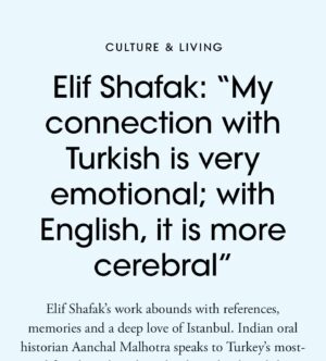 Elif Şafak Instagram - This brilliant literary interview was just published in @vogueindia Thank you for this beautiful conversation @aanch_m I have always felt emotionally connected to readers in India and this really feels special #bookstagramindia #thereareriversinthesky #womenwhowrite #novelists #storytellers #booksindia #thefortyrulesoflove #vogueindia #worldliterature #womenauthors 📚📚📚Hindistan Vogue dergisinde çıkan söyleşi, çok teşekkür ederim her kelimesine