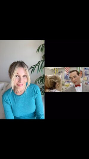 Elizabeth Daily Instagram - Celebrating Peewee my sweet friend. Feel blessed to have gotten to work with him #peeweeherman #paulreubens