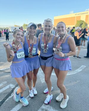 Elizabeth Smart Instagram - The second picture is from the last official timed half marathon I ran. I was pregnant with my youngest daughter and every step of the way was a struggle! Fast forward to today I halved my time, set a PB, and had a blast. When I began running I was not fast at all, in fact my youngest brother could out walk my run. I’m so proud of the running journey I’ve been on, today makes all the early mornings, tired afternoons, hours and hours of running and speed training feel like and perhaps serves me as a reminder that if I make up my mind and commit to a goal and stay consistent anything is possible.