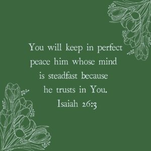 Ellie Holcomb Instagram - This verse makes me wonder what perfect peace feels like? I think I’ve had glimpses of it, little tastes here and there, and you know what? SO often, I catch those glimpses in the hardest seasons of my life. I’m not sure why, but I think it might have something to do with coming to the end of my rope. I tend to lean heavy on myself. Can you relate? I mean, we’re raised in a self-help, pull yourself up by your bootstraps culture, so it’s no wonder I land there, but so often, when I am too tired to get myself up even out of bed, I end up in surrender. When I can’t go on, I find that I tend to pray more, in a last ditch effort to get me through whatever feels impossible in front of me, and guess what? It is SO often in these moments, when I have experienced something that felt like  the “perfect peace” of God. It generally has nothing to do with any circumstances, but has greeted me mysteriously and beautifully in my weakest moments, in moments when it makes NO SENSE AT ALL to have any peace, I find myself more able to surrender and receive the peace. Oh God, may I learn to keep my mind steadfast on You, in the valley and on the mountaintops. When I’m at my lowest, or at my very best, help me to remember I never face anything alone. Help me to rely on and trust in Your love, no matter the day or the season, and may I be marked by the perfect peace that follows choosing to keep my eyes on You and trust You’ve got me, no matter what. 
#fightingwords #fightingwordfriday #fwf #christiantiktok #scripture #bibleverses #verseoftheday #inspiration #devotional #ellieholcomb
