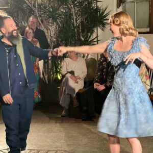 Emily V. Gordon Instagram - Unstable cake. Stable people. 
Congratulations to the wonderful @theyearofelan and @mollycaitlynquinn! Love you both so much. Only wedding I’ve ever been to with a Mountain Goats singalong!