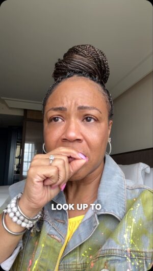 Erica Campbell Instagram - Thank You @nonanotnora 

Literally my personal Laugh Cry Heal Moment can't wait to see you. DC ATL LA Get your details and also tickets at LoveErica.com pray for me
#LaughCryHeal 

“You’ve kept track of my every toss and turn through the sleepless nights, Each tear entered in your ledger, each ache written in your book.”
‭‭Psalms‬ ‭56‬:‭8‬ ‭MSG‬‬