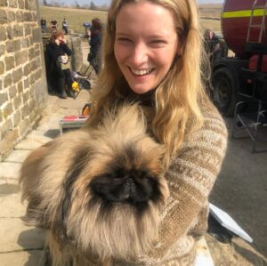 Erin Richards Instagram - Like me? Like @morfydd_clark? Like animals? Then you’ll love this selection of BTS shots from Starve Acre…. Out in UK cinemas now - go see!