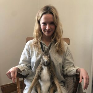 Erin Richards Instagram - Like me? Like @morfydd_clark? Like animals? Then you’ll love this selection of BTS shots from Starve Acre…. Out in UK cinemas now - go see!