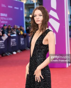 Esme Creed-Miles Instagram - Merci to @deauvilleus for the best night celebrating our movie The Thicket, in cinemas now.
The team at @giorgioarmani for this beautiful dress and @carolamonteleone for styling. ❤️
