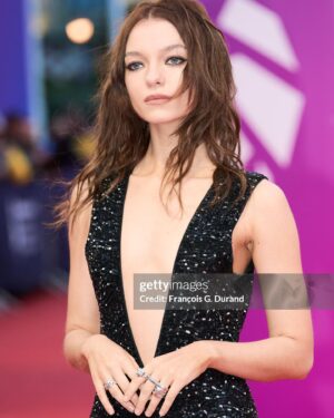 Esme Creed-Miles Instagram - Merci to @deauvilleus for the best night celebrating our movie The Thicket, in cinemas now.
The team at @giorgioarmani for this beautiful dress and @carolamonteleone for styling. ❤️