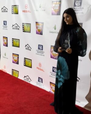 Eva Ariel Binder Instagram - Thank you @tzifforg for the Young Filmmakers Award! This weekend was lots of fun, and I’m so greatfull for everyone who came to support :) love you guys. @realraymondcruz @annmangini @mark.binder @riomangini @mspallas @thewilliamstanforddavis @markmanginisound
