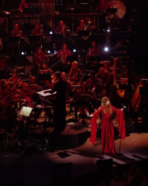 Florence Welch Instagram - Thank you so much @bbcproms for the most incredible experience.
It was such an honour and a joy to reimagine Lungs with @julesbuckleymusic and his orchestra. 
In a way, it finally became the album I had always had in my head 15 years ago. (Turns out we just needed the @royalalberthall organ, a 60 piece orchestra and the @lcvchoir) 🫁♥️🫁

Creative Direction: @mollyjane_x 
Movement Direction: @m.j.h.a.r.p.e.r
Costumes: @allen_and_adcock_ 
🥀 @aldenejohnson @rodarte