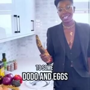 Folake Olowofoyeku Instagram - Food is the way to my heart! Anyone hungry for some Dodo and egg?