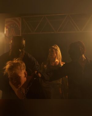 Gabbi Tuft Instagram - The crucifixion of @vertvixen and the tremendous efforts behind this iconic moment.
-
One month ago I envisioned this moment while driving home from practice. 
-
22 extras, hair, makeup, production crew, choreography, one ref, and two wrestlers that wanted to create the most cinematic moment in independent wrestling history - we did exactly that.
-
Multiple dress rehearsals, engineering a pulley and drop system for the chains and cuffs, costuming, and ongoing production coordination were all necessary to pull off this iconic moment.
-
Thank you to everyone that participated in this monstrous lift. I see you, and I’m grateful for all of you.
-
Photo 1: @themickeyfitzpatrick bringing Mother to life.
-
Photo 2: @themickeyfitzpatrick & @herhandstyles putting the final touches on Mother.
-
Photo 3: @congo_demon , Mother’s first born child of fire.
-
Photo 4: @hodorthebearded Mother’s second born of fire.
-
Photo 5: Mother with her children of fire.
-
Photo 6: Going over the match with referee @rickyzamora74 
-
Photo 7: Rehearsing Mother’s entrance with her Children of Salvation.
-
Photo 8: The Children of Salvation entering the arena.
-
Photo 9: @vertvixen, AKA: “Player 1.” Thank you for the endless hours of training, for being a boss bitch, a warrior in the ring, and a complete angel outside the ring. You’re amazing and it was an honor to work with you.
-
Photo 10: @lexlockwoodis as “Brother Vixen.”
-
Photo 11: Dress rehearsal of the crucifixion. 
-
Photo 12: The crucifixion of Vert Vixen.
-
#Wrestling #Mother