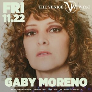 Gaby Moreno Instagram - Regresamos a Venice este 22 de Nov. 🌊 🌴 @thevenicewest tickets now available!