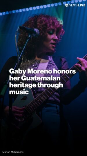 Gaby Moreno Instagram - Award-winning singer-songwriter Gaby Moreno joins ABC News’ Linsey Davis to talk live renditions of her all-new album “DUSK Deluxe,” and how her Guatemalan heritage informs her song-writing process.

#hhm #hispanicheritagemonth #hispanic #news