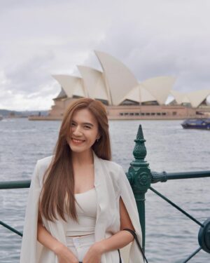 Gaby Warouw Instagram - When a clumsy girl loves to wear all white outfits: perfect combination 😌