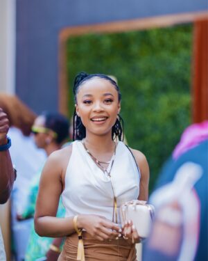Gaosi Raditholo Instagram - @nerowineglobal launched it’s Rose ✨🥂✨ ! A beautiful moment to celebrate @mokoenalive & your Hard work! The event was immaculate! Launch 🚀- An Incredible success. The journey is incredibly inspiring, quality wine & quality life. Cheers to a grand moment and another massive milestone. 

Thank you for having me! ✨🌹🍃🌻✨💕✨