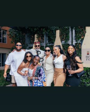 Gaosi Raditholo Instagram - @nerowineglobal launched it’s Rose ✨🥂✨ ! A beautiful moment to celebrate @mokoenalive & your Hard work! The event was immaculate! Launch 🚀- An Incredible success. The journey is incredibly inspiring, quality wine & quality life. Cheers to a grand moment and another massive milestone. 

Thank you for having me! ✨🌹🍃🌻✨💕✨