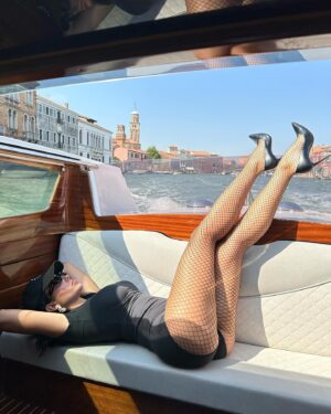 Georgina Rodríguez Instagram - Arrivata nella mia bella Venezia 🇮🇹