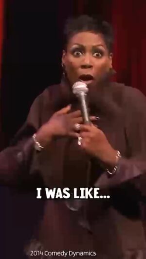 Gina Yashere Instagram - I shouldn’t have said that…🤐 #comedy #standup #comedian #funny #standupcomedy