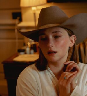 Haley Bennett Instagram - Just an actor on the road with her custom cowgirl hat 
She was born by a master in the USA. She made her for me as it was intended for a role in a film that recently collapsed due to an actor suddenly falling out a month before filming-these things happen a lot and it’s always heartbreaking 
a whole domino effect takes place no one talks about. We are just supposed to move on? 
Well I still have the hat and it was meant for me and I was meant for it and i’m not taking it off any time soon 
It’s a true work of art