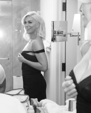 Hannah Waddingham Instagram - @Hannah_Waddingham wearing custom @SophieCouture to the Creative Emmys @TelevisionAcad 2024.

A huge thank you to the entire team at @SophieCouture and the always incredible @MohiebDahabieh. 

Photographer @ParkBurrPhoto 
Styling @JamesYardley @theonly.agency 
Hair @DickyCollins 
Makeup @JoStrettell