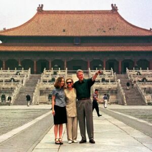 Hillary Clinton Instagram - Family trip to China, 1998. #tbt