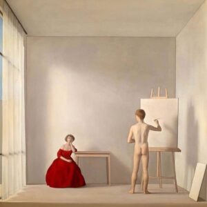 Hong Soo-hyun Instagram - The Painter and the Model by Antonio Bueno 1952