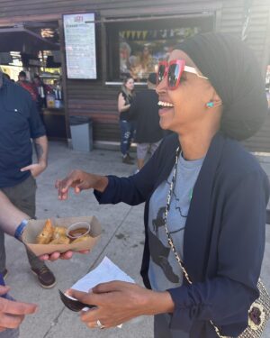 Ilhan Omar Instagram - Nothing better than the Minnesota State Fair 🥰

It was great to be in community with so many of you. And a big thank you to all of the workers that make the Great Minnesota Get Together happen.