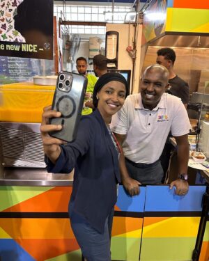Ilhan Omar Instagram - Nothing better than the Minnesota State Fair 🥰

It was great to be in community with so many of you. And a big thank you to all of the workers that make the Great Minnesota Get Together happen.
