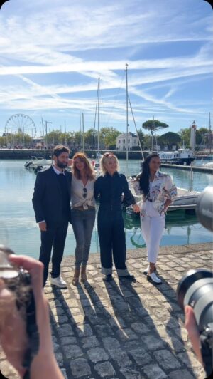Ingrid Chauvin Instagram - De Sète à La Rochelle, il n’y a qu’un pas ☀️ Les comédiens de #DemainNousAppartient étaient au @festivaldelafiction pour une journée incroyable, à vos côtés 🫶