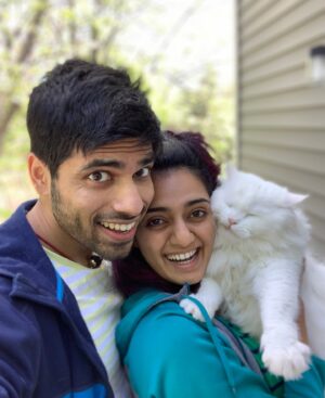 Iswarya Prabakar Instagram - Happy Birthday to the man of my love, deep respect and inspiration 🎉🎉🎉🎉
@pranessh_kannappan_pk  you are more awesome than you know, smarter than you think and look younger than your age 😁 #HAPPY40 my LOVE !!!
Pics from now to all the way to 2014!
•
#stayhappy and #staygoofy as always!!
May god bless you with more love, health and happiness !!!
•
@artistsix thank you for the lovely tattoo design bro !! ❤️