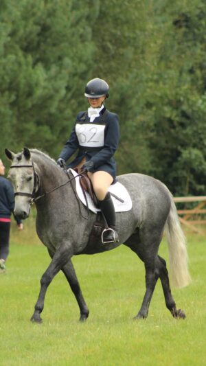 Jade Affleck Instagram - So proud of Tizzy today still cant believe we came 3rd! For 5 years old she absolutely flew round her first ODE … and the first competition shes ever been to! Considering ive probably sat on her about 5 times before hand we done a very respectable 31.4 Dressage, had a unfortunate 4 faults in the showjumping and a clear cross country! Thanks @_samh88 for trusting me with your girl! 🥰🦄