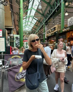 Jane Moore Instagram - Sometimes I forget that I live in one of the most interesting and exciting cities in the world. So on my days off, I tend to slop around at home. But this morning, the youngest and I decided to get on the tube and see where life took us. We started off @vinegaryardldn flea market near London Bridge which had great vintage clothes, had empanadas at Borough market, then chanced upon @oldoperatingtheatre museum with its herb garret (photo 2), Victorian operating theatre (photo 3) and all manner of interesting exhibits, including a “cervical dilator with eight prongs” (photo 4) which brought tears to my eyes. Basically, just imagine Edward Scissorhands delivering your baby 😩 Then we had a cold drink overlooking Sir Francis Drake’s boat The Golden Hinde, popped in to the Paddington experience gift shop, walked along the river (14,000 steps to be precise) had a beer on Dutch barge @tamesisdock with a view of the House of Commons then finished up at Battersea Power Station to get the tube home. Loved it! Wherever you live, get out and see your nearest town/city. You never know what you’ll find! #london