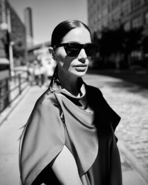 Janet Montgomery Instagram - Thank you @cosstores (specifically @helenritchie) for inviting me to the show today. Thank you to my boy @benskervin for the slickest pony in fashhhun AND these shots that make me look at least 4 inches taller than I actually am. One step closer to being accepted by the cool kids over here guys 🙋🏻‍♀️😎