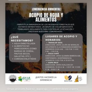 Jely Reategui Instagram - Muchas cosas pasando y perdemos el foco de lo realmente importante. Esto nos compete a todos y SÍ podemos hacer algo al respecto:

Apoyar (con lo que puedas) a las organizaciones y personas que se encargan de la conservación activa, que se la fajan todos los días haciendo un trabajo arduo y valiente. 

Conversar del tema, informarnos bien y exigir a las autoridades que se tomen medidas de prevención permanentes y, en este caso, de ACCIÓN INMEDIATA. 

Exigir leyes que PROTEJAN nuestra biodiversidad, últimamente se la pasan aprobando leyes que sólo atentan contra la amazonía. 

Cuidar la naturaleza. Cuidarla es RESPETARLA, desaprender modalidades de consumo excesivo, recircular, reciclar, rehusar, optar por productos que te van a durar más tiempo y que no sean para usar y botar. Vivimos en una sociedad consumista y depredadora, estamos acostumbrados a que así sea y nosotros también somos consumistas y depredadores, pero todo se puede regular, aunque sea un poquito, todos nuestros hábitos pueden mejorar (así sea un poquito) y sólo así vamos a generar mayor conciencia, y a vivir en armonía con nuestro entorno. 

Aquí les dejo algunos links para más información. 
@conservamos @amazonia_que_late @rua.unasam.huaraz @yunkawasi 

Buen domingo para todos y por favor donemos con lo que podamos!