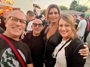 Jennifer Gimenez Instagram - Last night @timryandopeman and I had the best time at our dear friend’s @joeyfeldmanartist grand opening of his new art gallery. We are so proud of you Joey. We Love you. I got to say last night was so much fun seeing so many friends from 10, 20, 30  years ago. So much love, laughter, celebration and real talk from everyone. The vibes were so high, It was infectious. @annabdavid I love you and am so proud of you for all things. The Cody reunion was on point, like as if time stood still and it was 23 years ago. Oh that was one of the greatest times, years of my life. @seanjameshair decades of love, support, laughter, tears and honesty. I love you and @isaurocummins so much. @wesgeer our music, whisperer, our brother, we love you Wesy. We miss you already. @noahweiland2 omg you made our night seeing your beautiful face. I know you made Tim’s night. We love you so much. You are our family! @addictionrecoveryebulletin conversations with you are one of my favorite things in this world. We love you so much. I can’t express the love we have for all that were there last night.