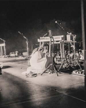 Jenny Lewis Instagram - big news from the @postalservicemusic euro tour!  not only did we return to the UK, spain & portugal after 21 years to play for oodles of folks but after ten years of eating zero gluten 
in paris i chomped many croissants & several baguettes and felt totally great. 
sea change moment for your gal !
also, @jimmytamborello and i went to Tangier 
and stayed at the beautiful @villamabrouka 
thanks to @gq for featuring it in the mag almost a year ago.  i cut it out and put it on my refrigerator and manifested this amazing trip. 
i read burroughs & bowles and the 
splendid and the vile and got a paint sample from the very cool staff at the villa 
so that i can bring a little bit of morocco back to the canyon.  madrid was amazing and bumping into @harrystyles at the fest was a total unexpected highlight !  i moved into the @hotelsamourparis for a few nights and felt right at home. 
also, hanging with  @joshuaradin @annakloots & @zachbraff was so fun & now 
this song will forever be in my head 
cue 
les champs-elysées 
one last @postalservicemusic show to go 
😭😭😭😭
and only three more shows to conclude the JOY’ALL era. 
it’s been a busy and joyful year & @bobbyrhubarblewis and i thank you 
and say 
BLESS!
cool 📸 by @saladjockey
