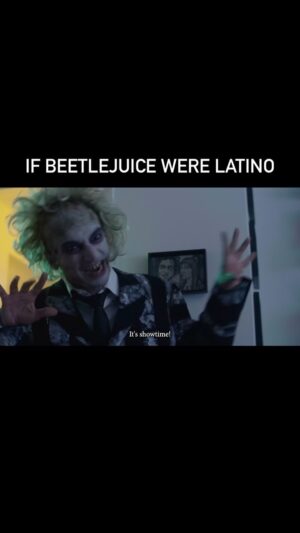 Jenny Lorenzo Instagram - Latinos don’t need a demon from the afterlife to force them to dance. 🎼🎺💃🕺

#beetlejuicebeetlejuice #beetlejuice #lydiadeetz #latinosbelike #spookyseason #latinocomedy #latinomemes #beetlejuice2