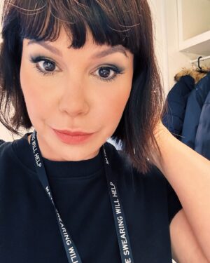 Jessica Fox Instagram - Thank you @megccmakeup for painting my face ♥️ ‘I look quite pretty’