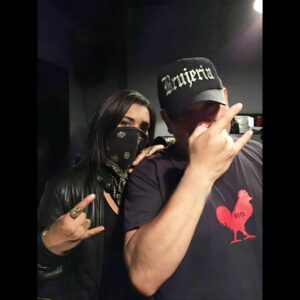 Jessica Pimentel Instagram - I can't believe our fearless leader, our Patrón has left us. I know losing Peach literally broke your heart. I first met you at your first New York show at Webster Hall in 2010. My first time seeing you live although your voice had been screaming obscenities in my ears since I was a teenager. I jumped on stage and grabbed the mic and you didn't kick me off. That was one of the happiest days of my life. I think it was fate that years later I would have some of the best moments in my life sharing a stage with you.  You named me and encouraged me to be the voice of angry and strong brown women around the world,  covered head to toe and screaming my face off for justice and for that I'll always be grateful. Thank you for letting me be a small part of such a huge and important thing. So many years together. So many adventures. So many ridiculous stories that no one could, would, or should ever believe and never a moment of static between us. I will miss you very dearly big brother. And now my heart is fully broken too. Also, you broke rule number one- No dying on tour!!! But you were never much for rules. Say hi to Peach for me and rest well. ¡Gracias Juan Brujo!
Hasta la próxima. Vaya sin miedo.
 -La Bruja Encabronada 💔