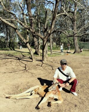 Jian Man-shu Instagram - 🦘🦘🦘
on our summer vacation 
#brisbane  #lonepine #kangaroo #wallaby #202408