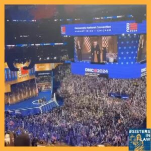 Jill Wine-Banks Instagram - Join #SistersInLaw talking about the convention joy and the work ahead, the real danger of #Project2025 and voter suppression by criminalizing voting. Listen wherever you get your podcasts.