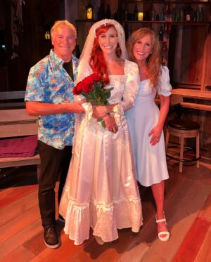 Jodi Benson Instagram - When Delaney was 4 yrs old, I brought her up on stage with me during my concert. I did a little interview with her before I started to sing my song “Part of Your World”. I asked her what she wanted to be when she grew up. She very quickly and confidently took the mic out of my hand and said , “I want to be Ariel when my Mommy dies!” Of course the audience broke out in laughter and so did I. She then started singing my song and didn’t really want to give the mic back to me. 
I knew in that moment that Delaney would one day become Ariel. 
My sweet girl, you truly were born to play Ariel. You made her your very own. You were so brilliant. You infused your joy, your humor, your passion and your love into every moment of her story.
It’s hard for me to find the words to express how I felt as I watched you on stage. I was and am so incredibly proud of you. Your vulnerability, strength, grace, courage, authenticity & confidence brought me to tears. Your voice was stirring & stunning and your version of “Part of Your World” was filled with such passion & determination. 
I love you, Delaney🩵
I’m honored to pass my treasured dinglehopper to you. 
You are, and always will be, my Ariel🧜‍♀️

…oh, and I’m so thankful I was still alive to see you become Ariel!😂